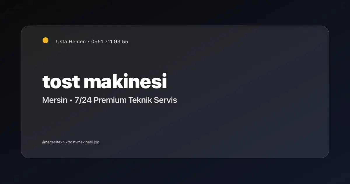 Sanayi Tipi Tost Makinesi Rezistansı Tamiri Mersin | B2B Servis | Usta Hemen - Mersin Elektrikçi Blog Yazısı | Usta Hemen